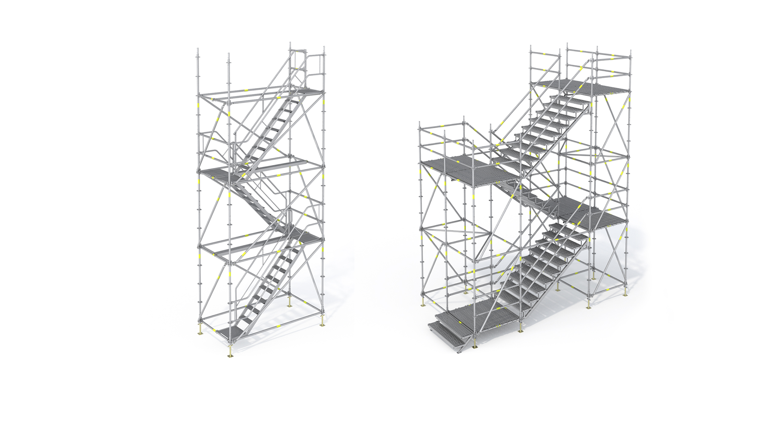 Escalera de andamio con pasamanos, Proveedor de andamios