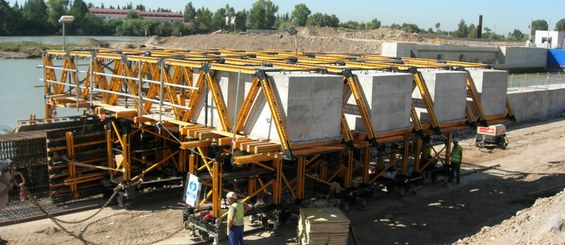 Carro de tabique a dos caras