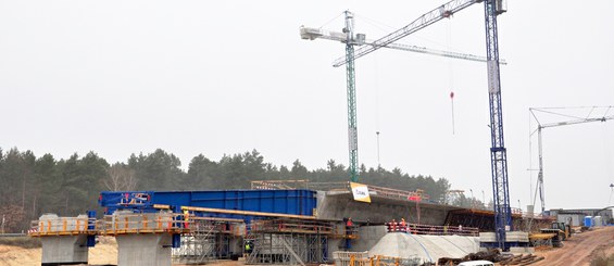 Puente en Autopista S3, Miêdzyrzecz, Polonia