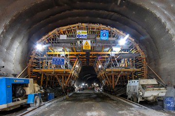 Carro MK para la construcción del túnel de Ollachea en Puno