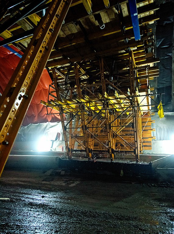 La construcción del túnel de carretera más largo de Polonia con el carro de encofrado MK