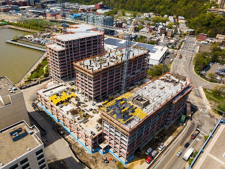 Productividad y seguridad en la edificación de 800 Harbor Boulevard de Nueva Jersey