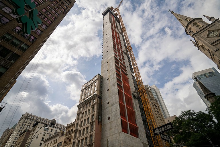 262 Fifth Avenue: encofrados de vanguardia que transforman Manhattan