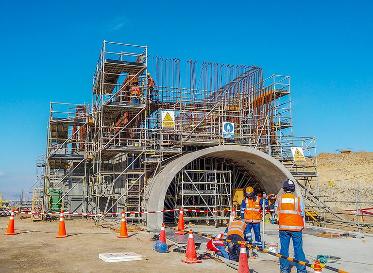 Soluciones de ingeniería eficientes y seguras en el proyecto de construcción de Mina Justa, Perú