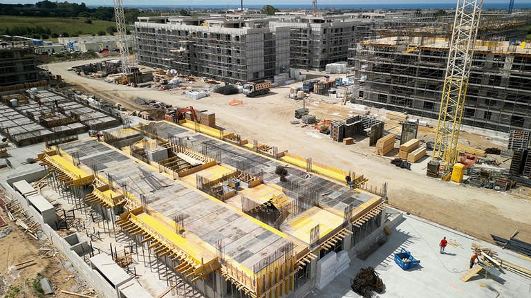 Tecnología constructiva aplicada a grandes complejos residenciales