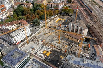 WaltherPark, construcción de un edificio multifuncional en el corazón histórico de Bolzano