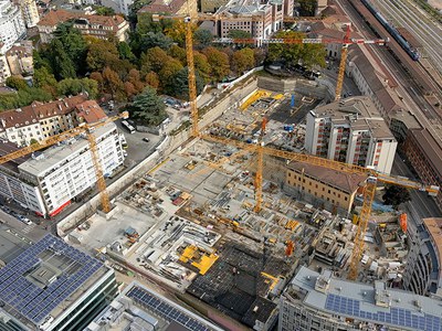 WaltherPark, construcción de un edificio multifuncional en el corazón histórico de Bolzano