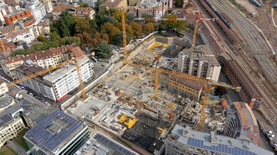 WaltherPark, construcción de un edificio multifuncional en el corazón histórico de Bolzano